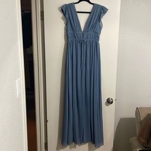 Dusty Blue maxi dress
